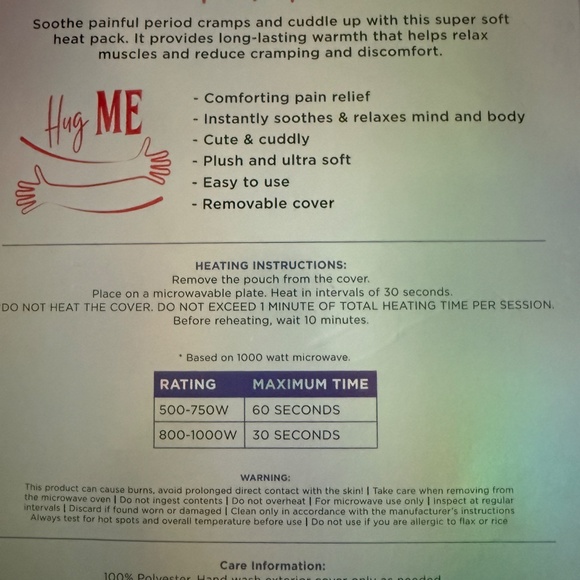 Mama Llama Heatable and Huggable Plush Pal - Picture 4 of 5